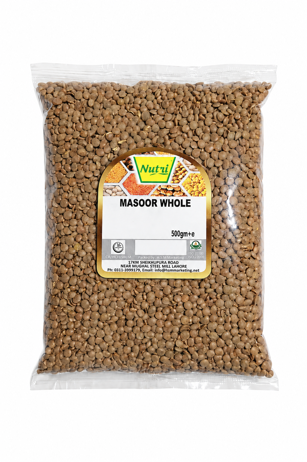 Masoor Whole (مسور پوری) – Premium Brown Lentils