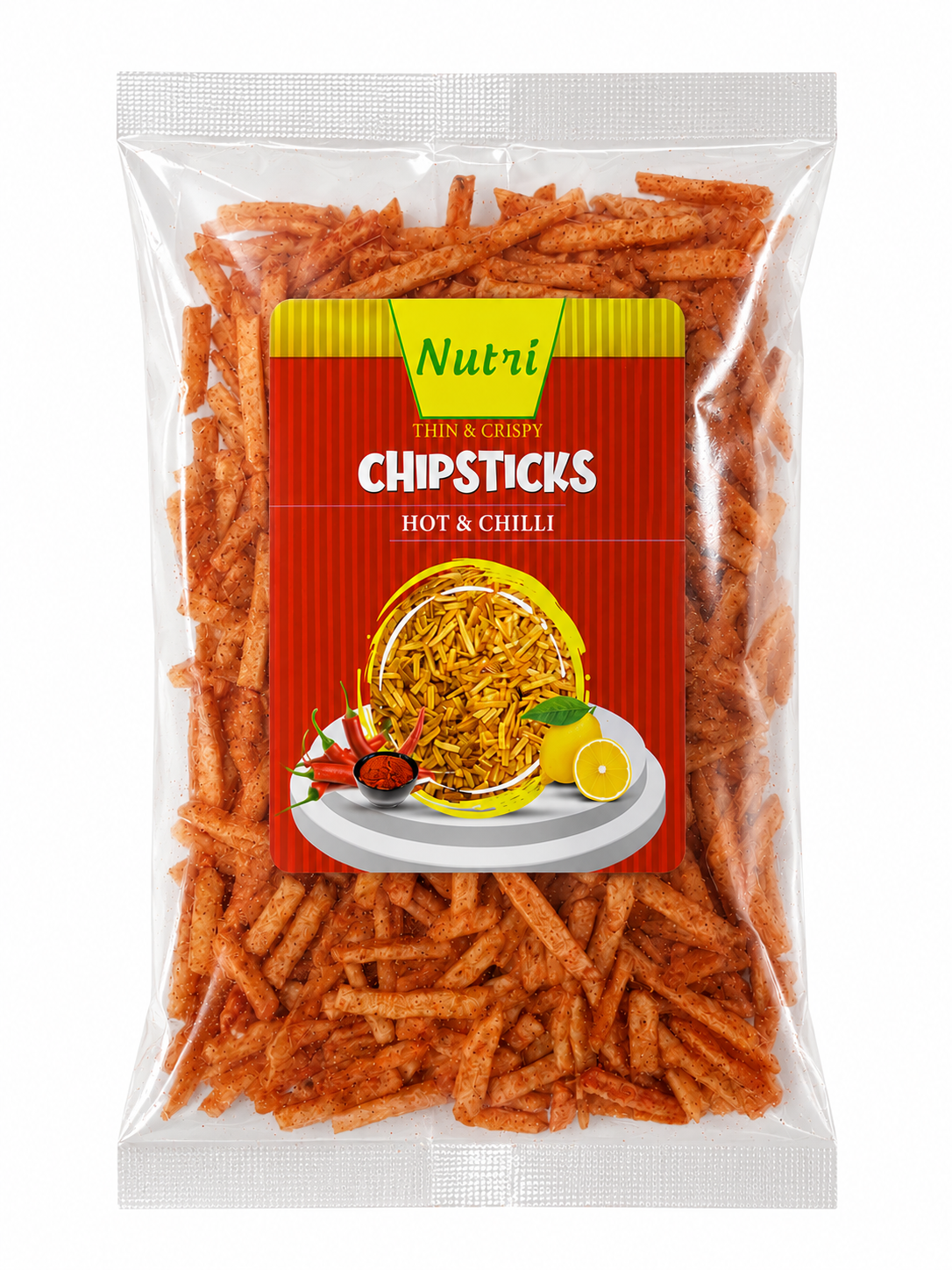 Chipsticks Hot Chilli – Fiery Spicy Crispy Potato Sticks