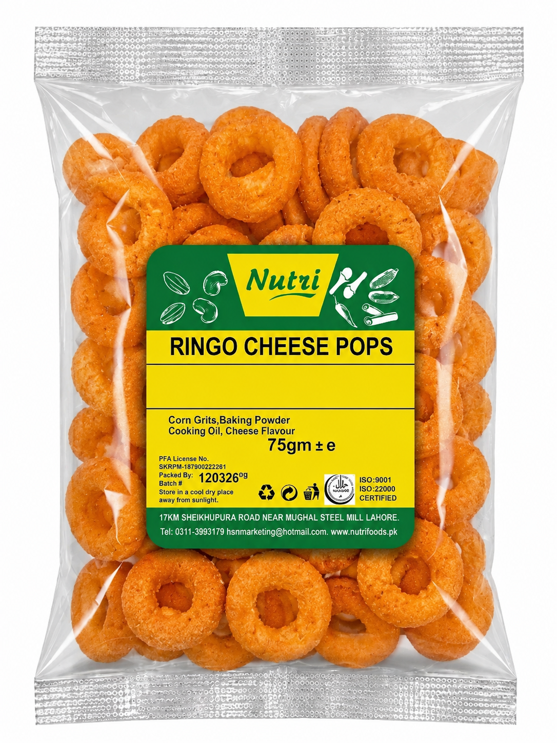 Ringo Cheese Pops (Crunchy Cheese Flavored)