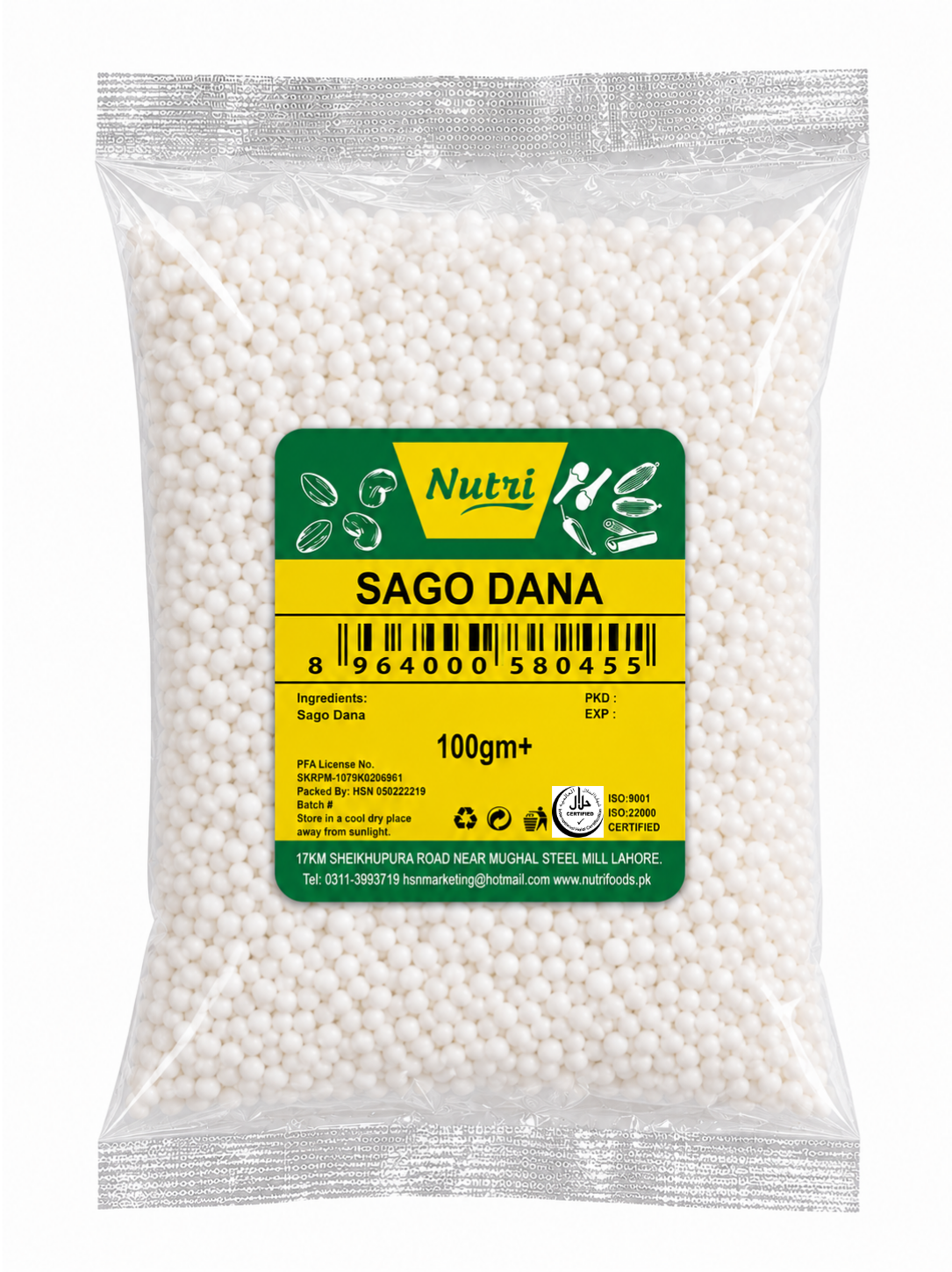 Sago Dana – Premium Quality Tapioca Pearls