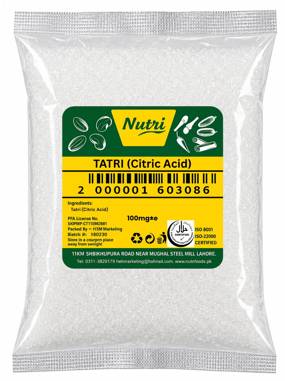 Tatri – Premium Quality Citric Acid (Pure)
