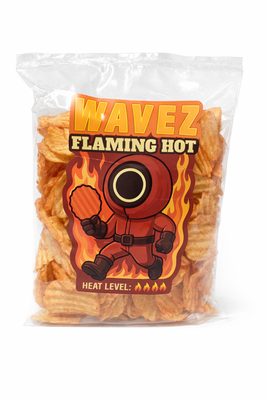 Wavez Flaming Hot – Ultra Spicy Crunchy Chips