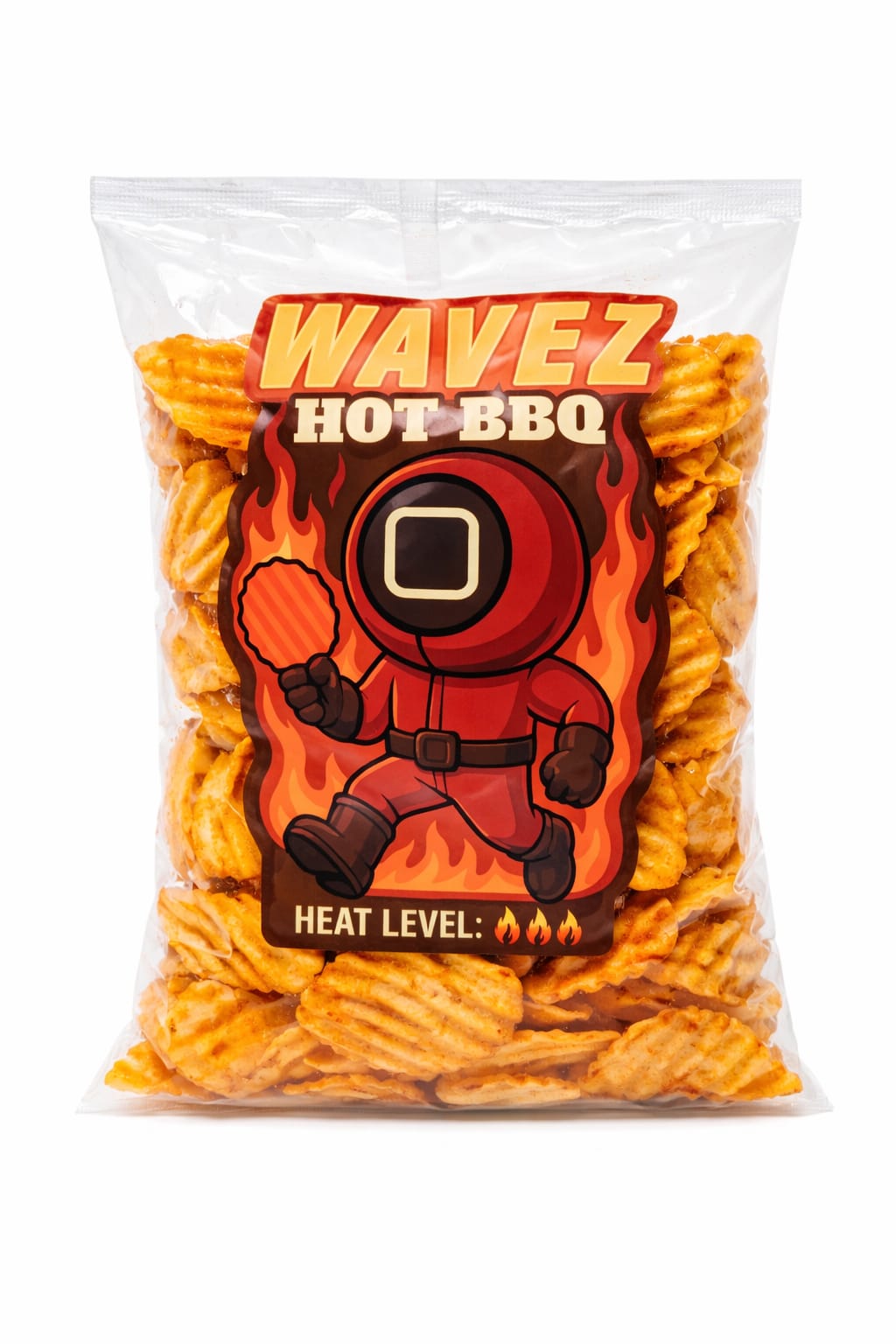 Wavez Hot BBQ – Crispy Crinkle Chips