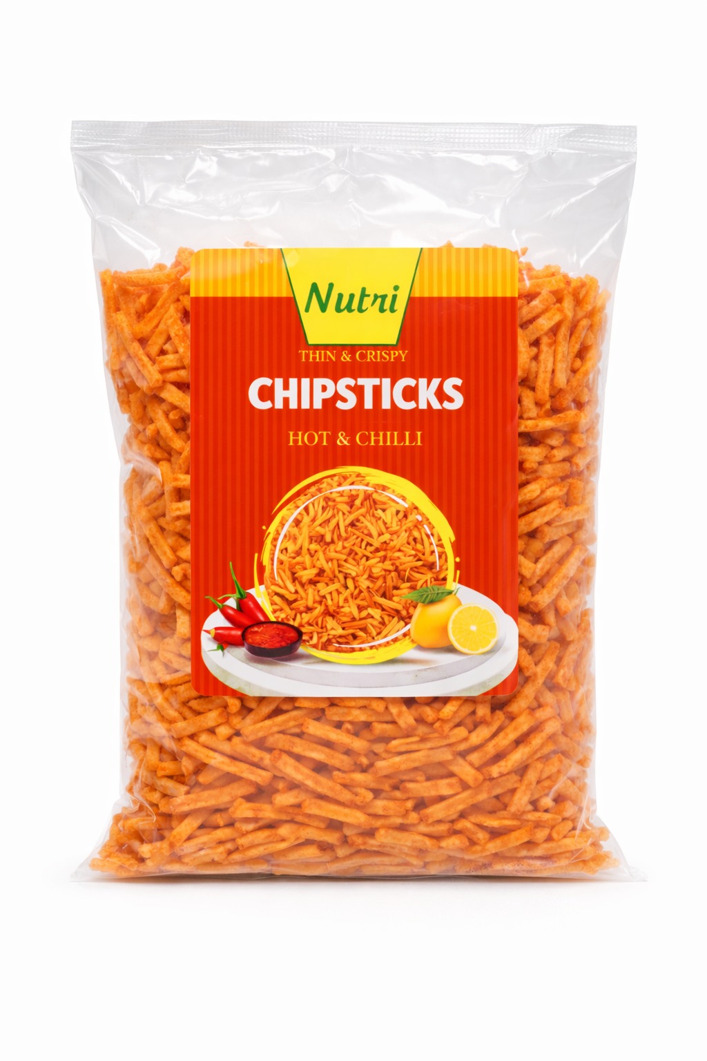 Chipsticks Hot Chilli – Fiery Spicy Crispy Potato Sticks