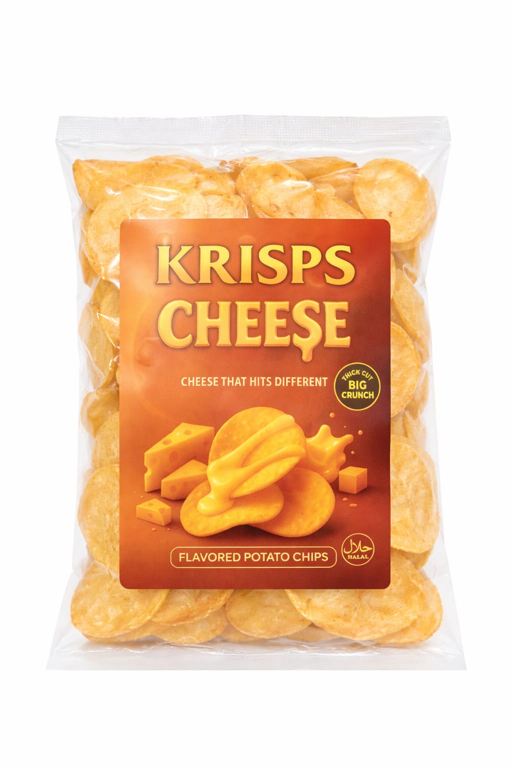 Krisps Cheese – Creamy & Crunchy Cheese Snack