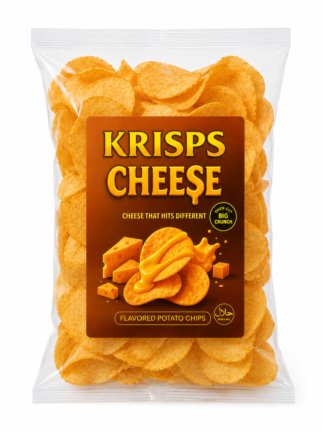 Krisps Cheese – Creamy & Crunchy Cheese Snack