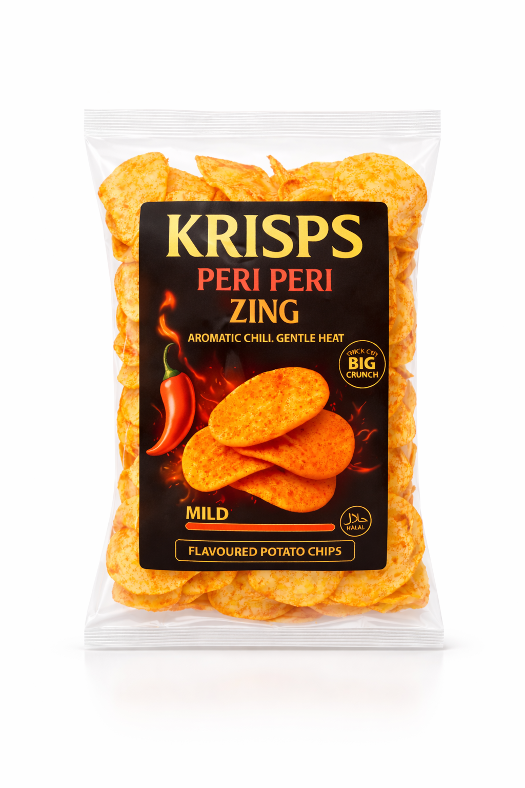 Krisps Peri Peri Zing – Spicy & Tangy Crunchy Snack