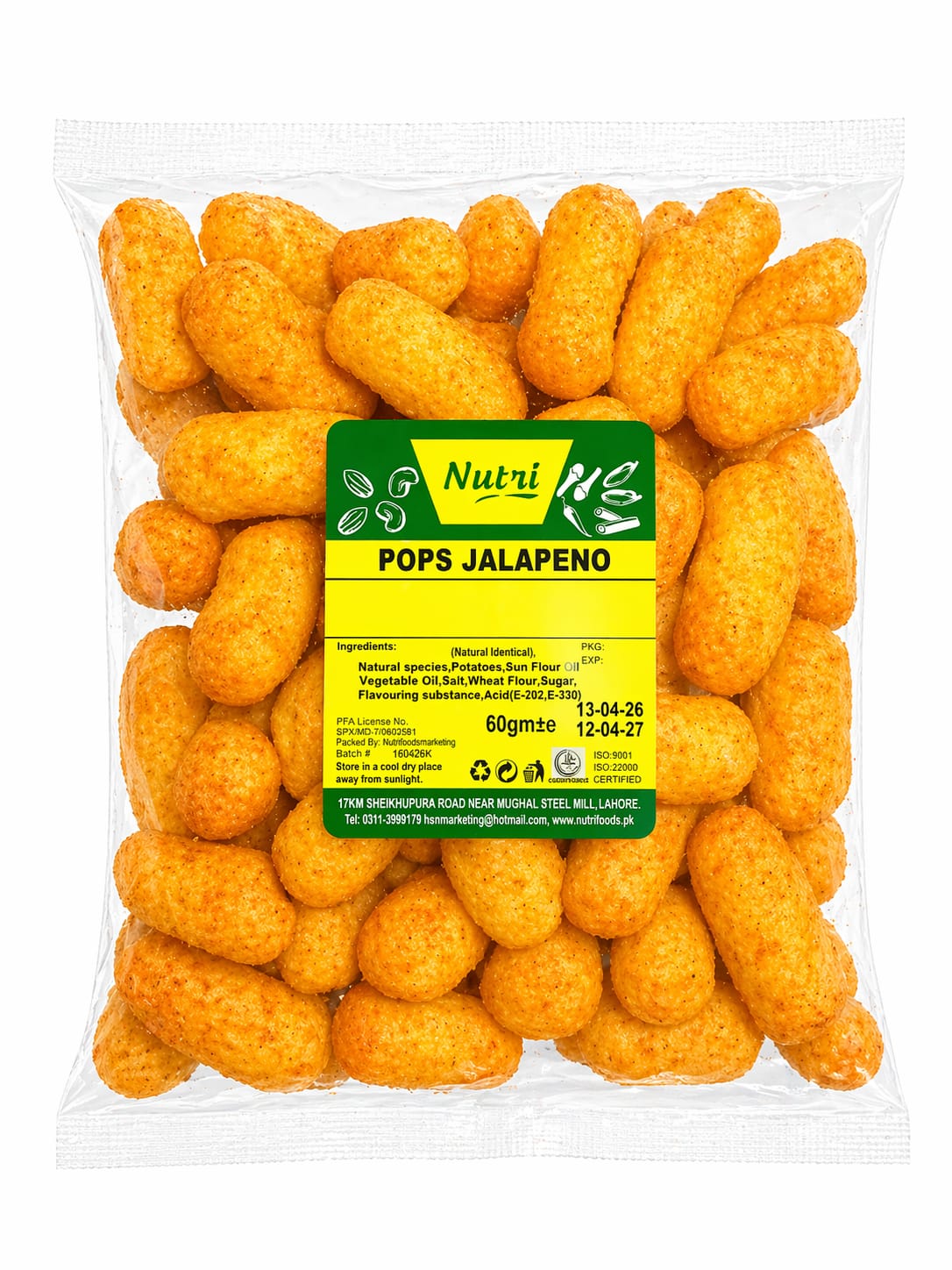 Pops Jalapeno (Crunchy Pops – Hot & Crispy Treat)