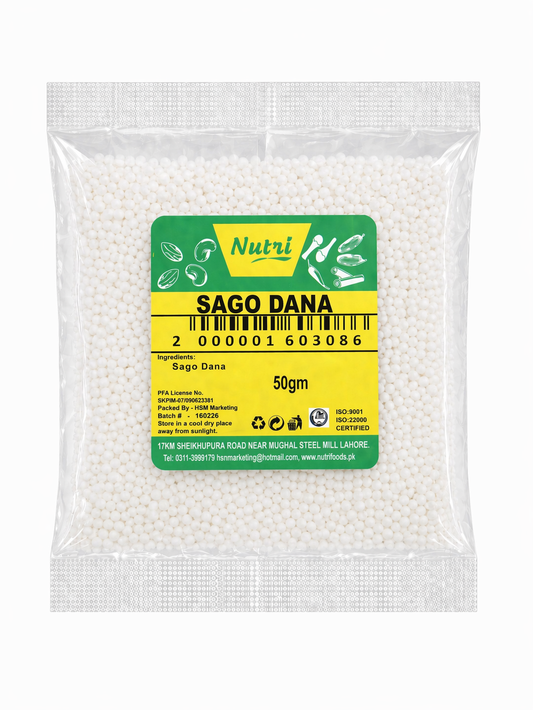 Sago Dana (Premium Quality Tapioca Pearls)