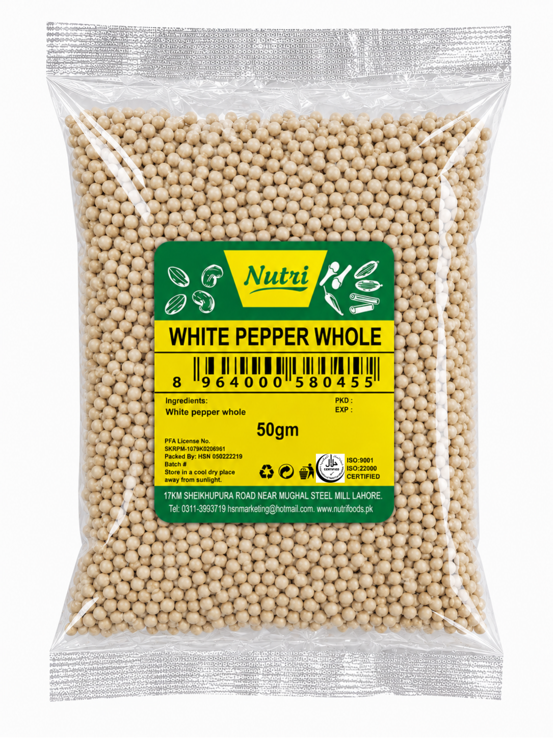 White Pepper Whole – Premium Quality White Peppercorns